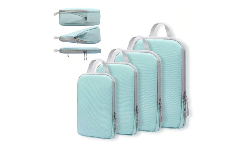 Image 3: Four-Piece Compression Storage Bags