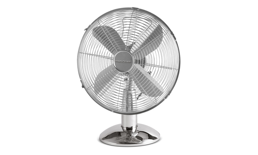 Image 4: Ventilador de pie de diseño en acero inoxidable ProfiCare  