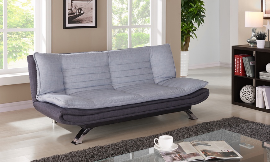 Image 6: Michigan Three-Seater Sofa Bed