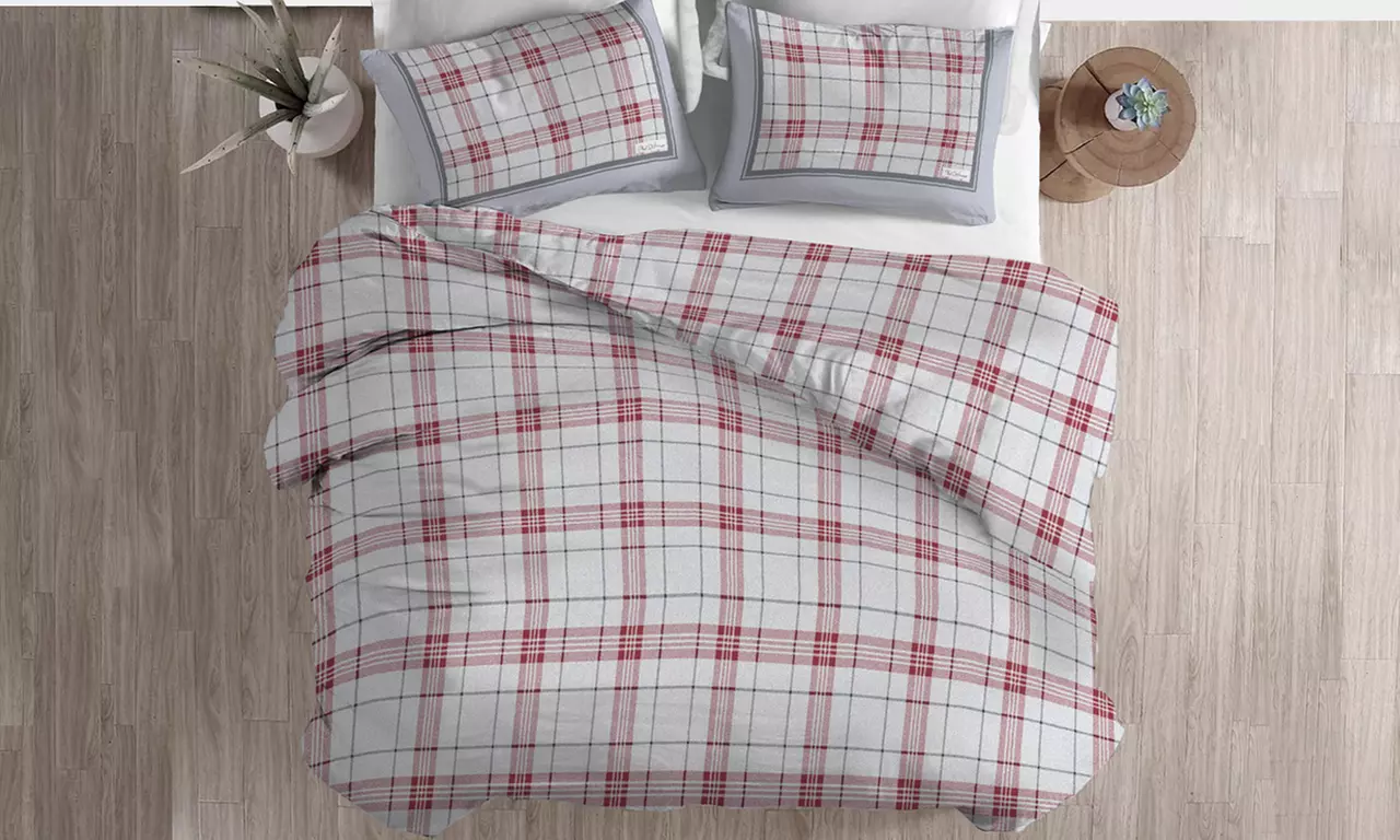 Copripiumino in flanella Fantasie invernali, natalizie, scozzesi