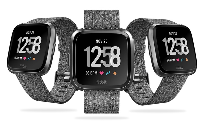 fitbit versa charcoal special edition