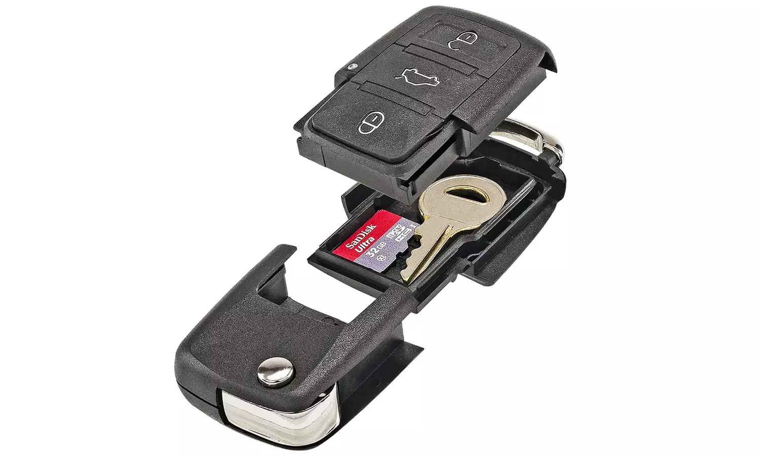 One, Two or Three Car Key Safe Stash Car Fobs