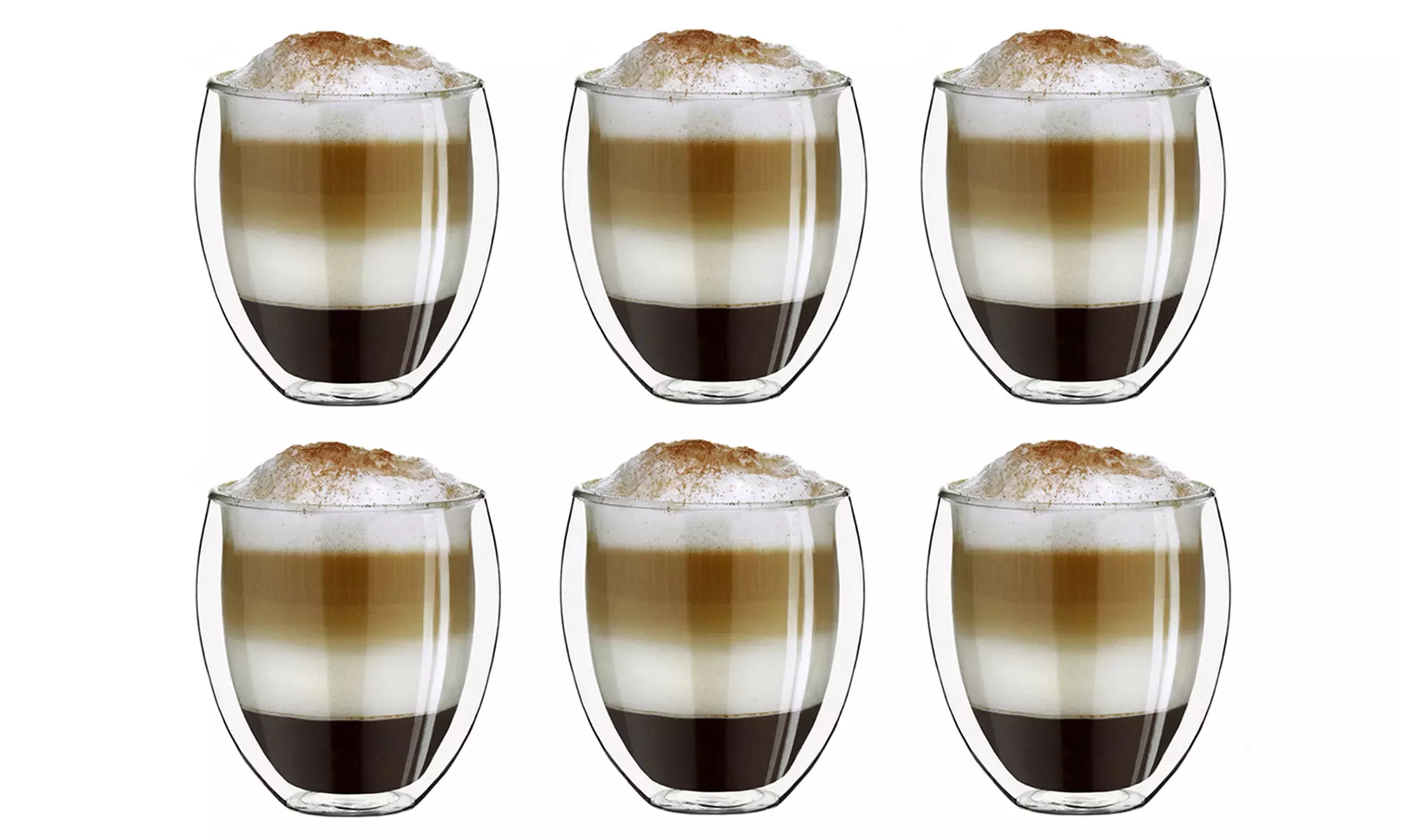 2er-, 4er- oder 6er- Set Creano doppelwandige Thermo-Gläser 250 oder 400 ml im Geschenkkarton, inkl. Versand - Second Medium