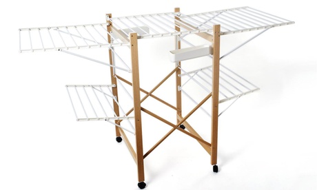 Stendibiancheria con struttura in metallo e 30 metri di stenditura