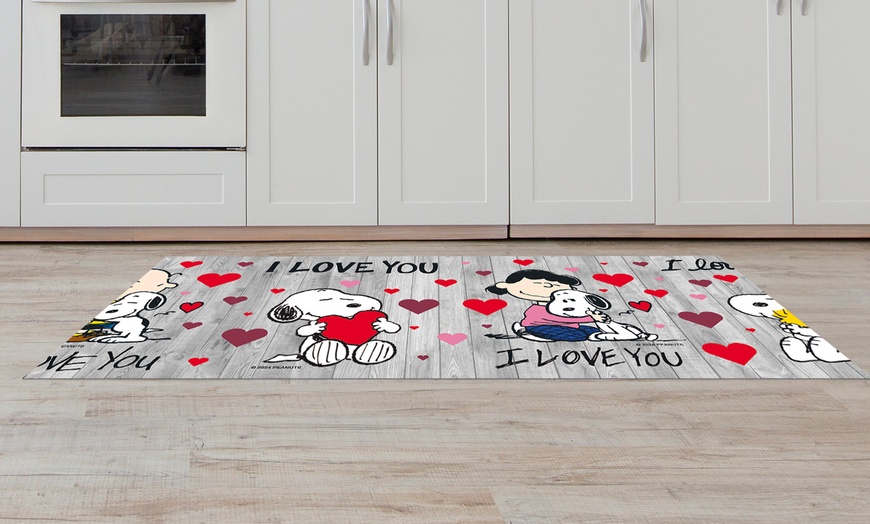 Image 5: Tapis de cuisine antidérapant Snoopy