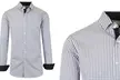 Galaxy by Harvic Men's Long Sleeve Slim-Fit Plaid Dress Shirts (S-2XL) - Second Medium