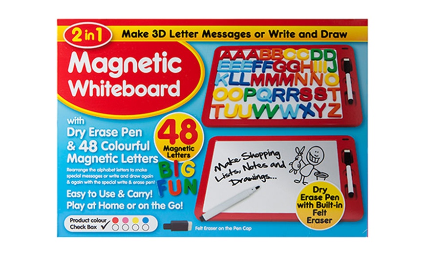 Image 4: Two-in-One Magnetic Whiteboard