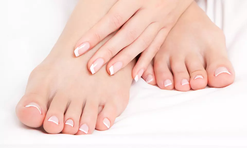 Gel Manicure with Spa Pedicure at New Beginnings School of Cosmetology (Up to 50% Off). Four Options Available. - Primary Image
