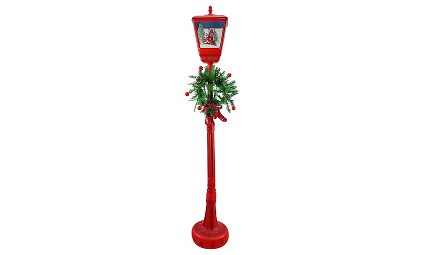 Image 4: Farola en estilo Navideño