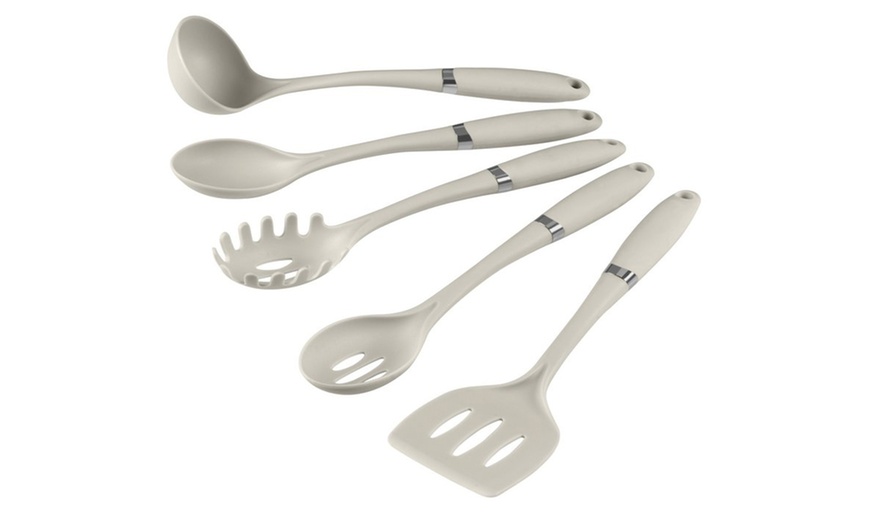 Image 9: Swan Pan Set with Utensil Set 