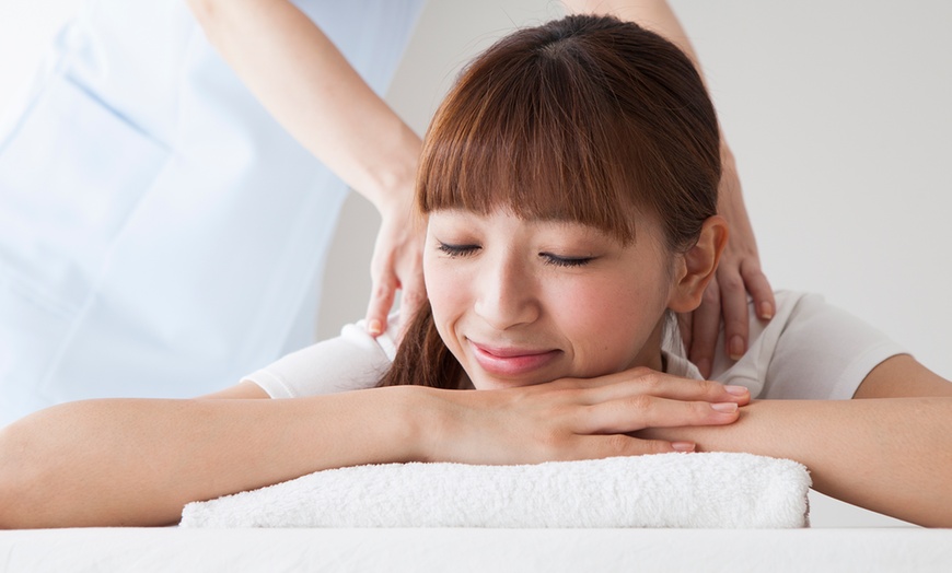 Image 1: Back Massage and Express Facial