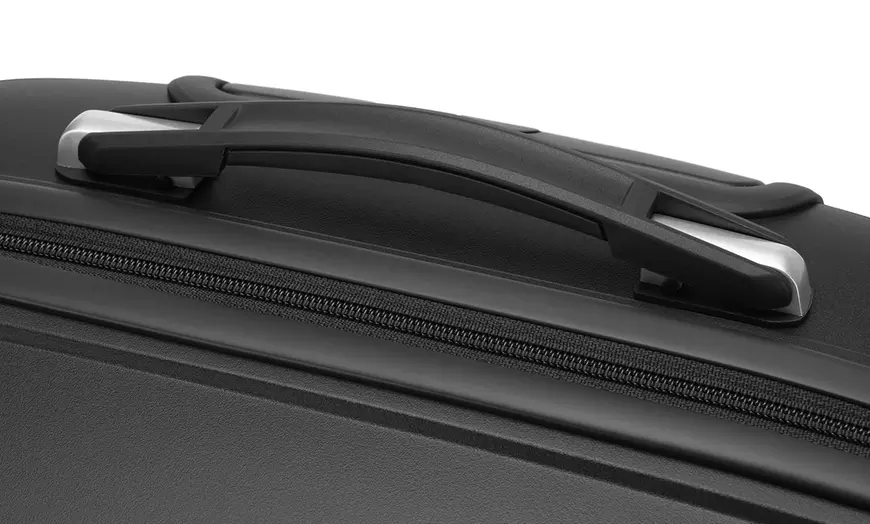 Image 10: KONO Three-Piece PP Hard Shell Suitcases With TSA Lock