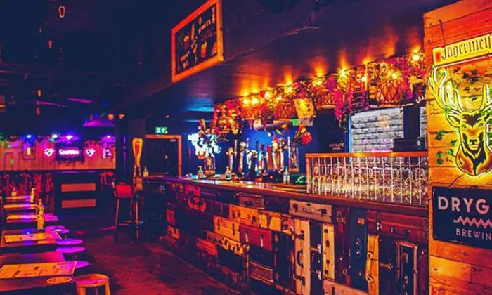 Two Cocktails and Nachos