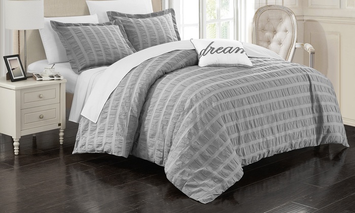 Up To 65 Off On Saratoga Cotton Duvet Cover Set Groupon Goods