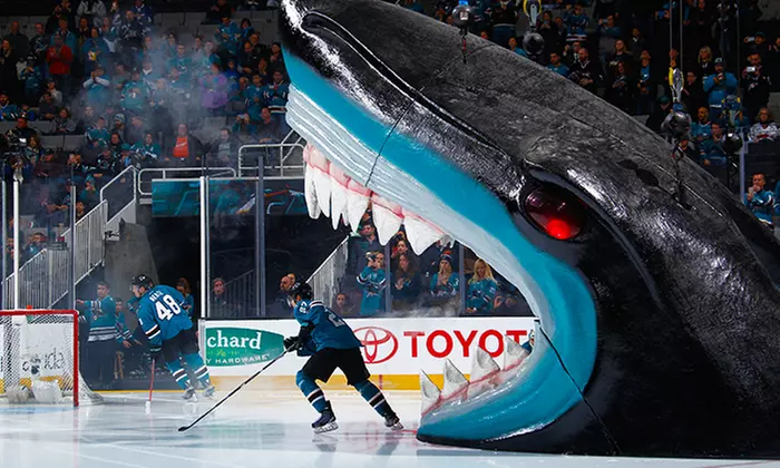 San Jose Sharks and Barracuda Hockey - Two Game Pack with On-Ice Photo and Shot on Goal (October 25–February 12)  - Second Medium