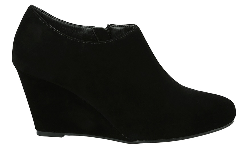 Image 5: Women's Wedge Heel Ankle Boots