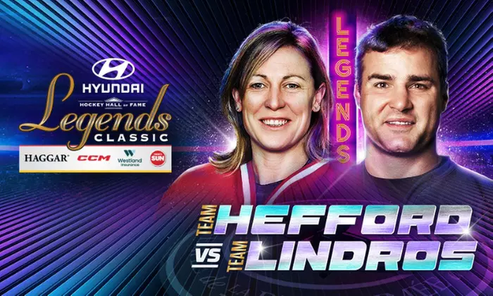 Hyundai Hockey Hall of Fame Legends Classic on November 10, 2024 at 03:00 p.m. - Primary Image