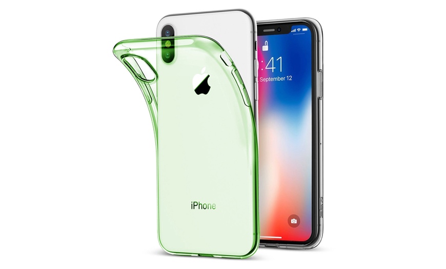 Image 8: Full Cover Cases for iPhone X