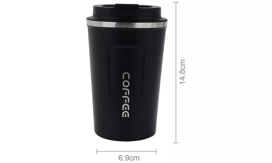 Travel-Friendly Insulated Stainless Steel Coffee Mug