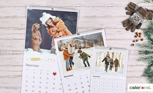 Personalised Photo Calendar in A4, A3 and XL format from Colorland