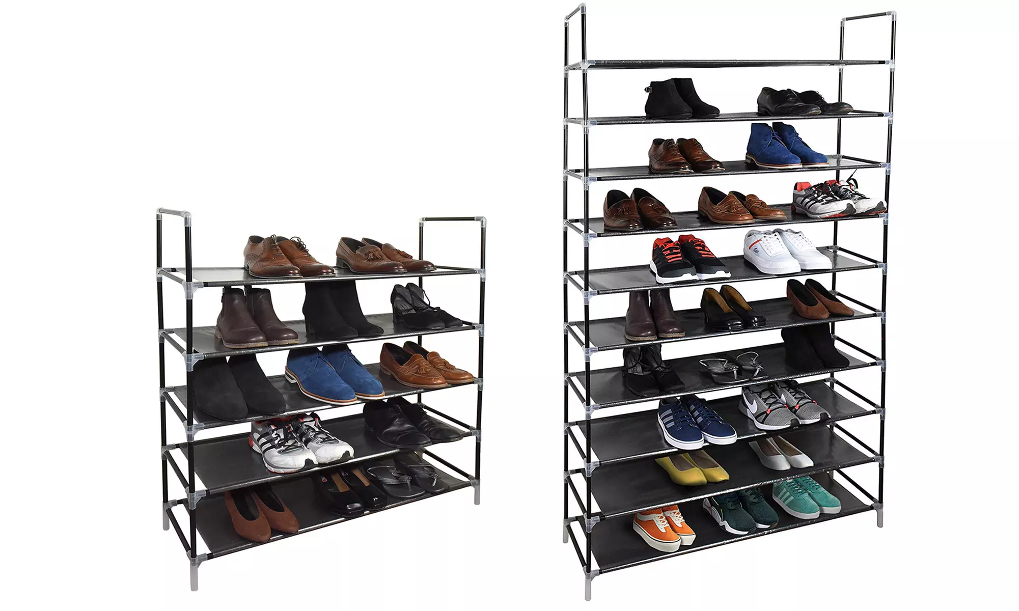 Five- or Ten-Tier Shoe Organiser Rack - Primary Image