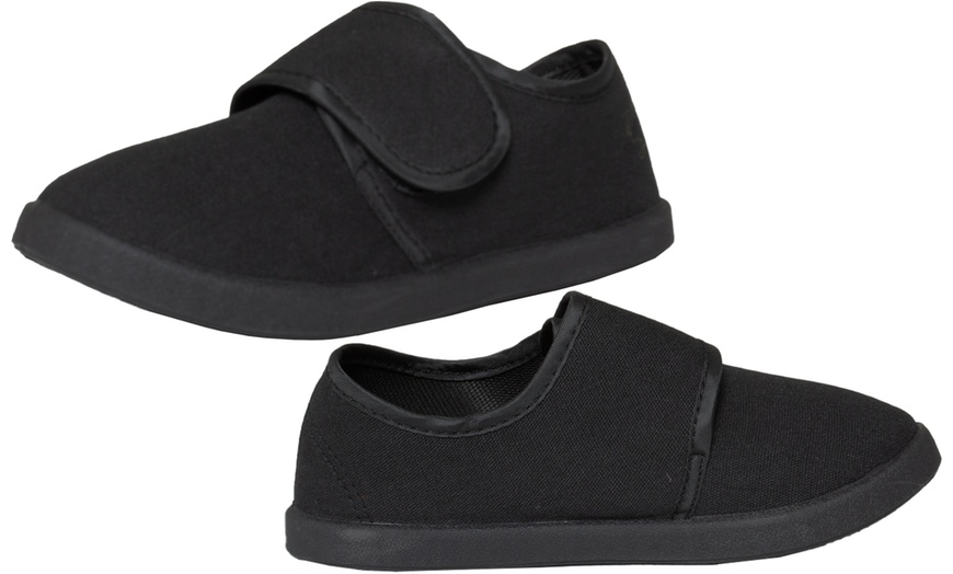 Image 14: Kid's Slip on School Shoes