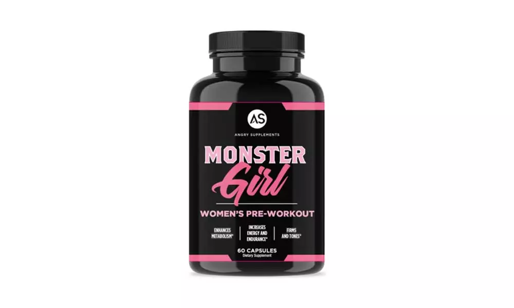 Monster Girl Women's Pre-Workout Supplement (60-, 120, or 180-Count) - Second Medium