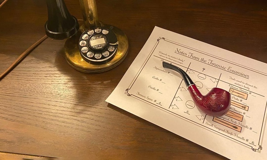 Image 1: Mankind's Last Chance's or Jack the Ripper's Escape Room for Up to 8