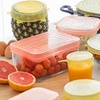 Image 1: Juego de tapas de cocina reutilizables y ajustables