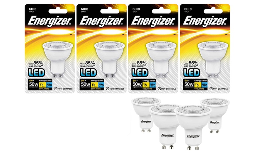 Image 3: Energizer LED GU10 Light Bulbs