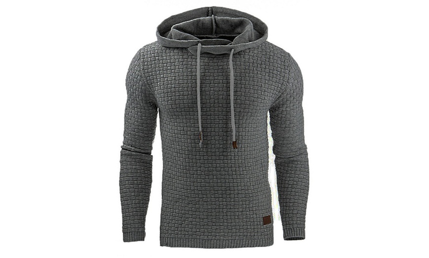 Image 2: Men's Textured Hoodie