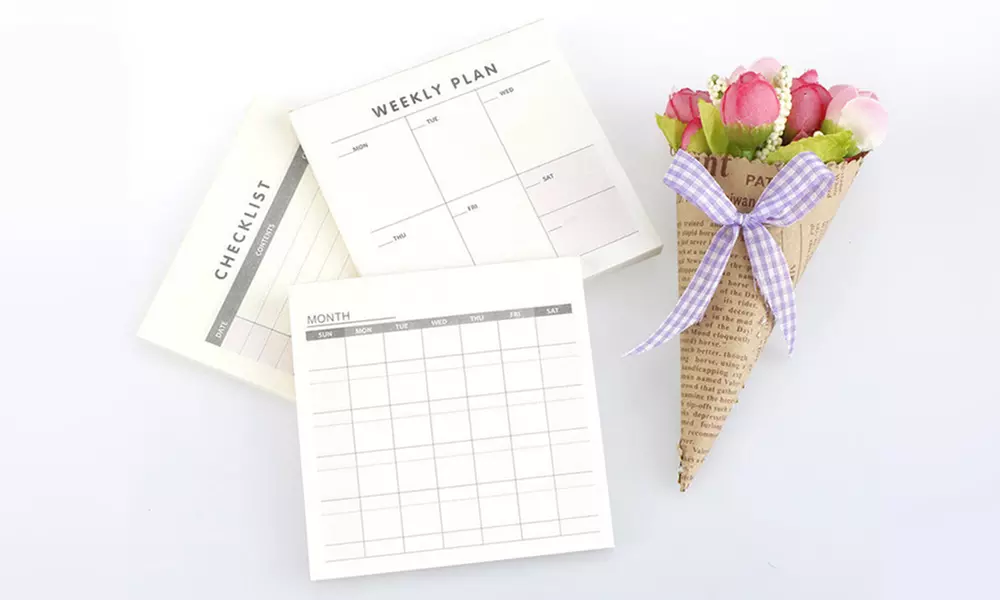 Bloc/agenda de travail quotidien, hebdomadaire ou mensuel - Primary Image