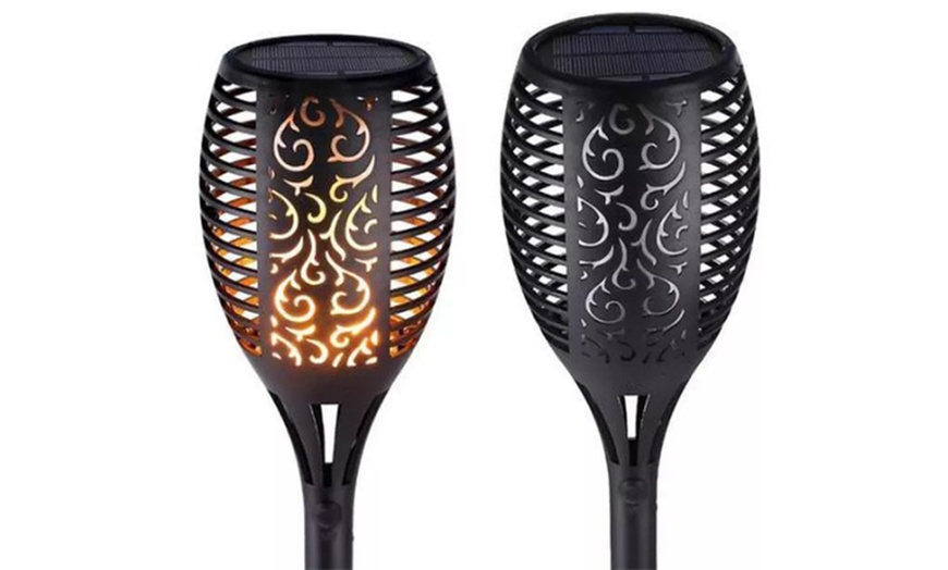 Image 21: 1, 2 ou 4 lampes torches solaires