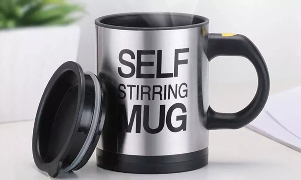 Tasse à café auto-mélangeuse intelligente en acier inoxydable