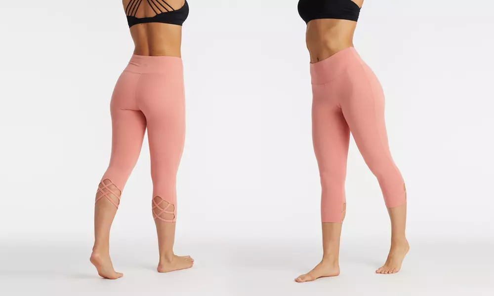 Marika Women's Cut-Back High-Waist Crop Leggings - Second Medium