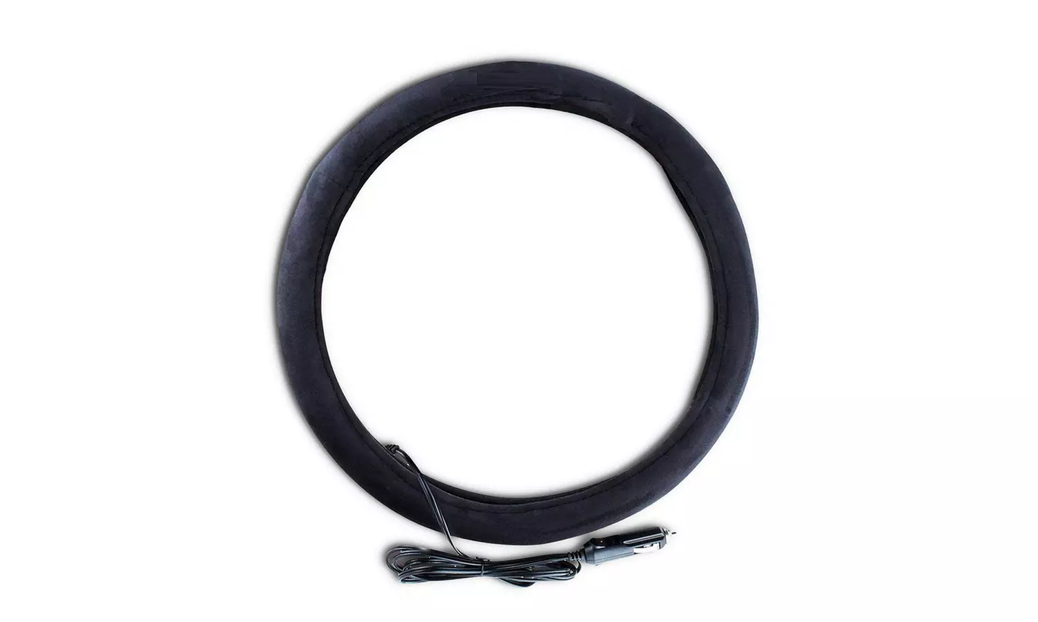 Tight Fit 12V Heated Car Steering Wheel Cover - Primary Image