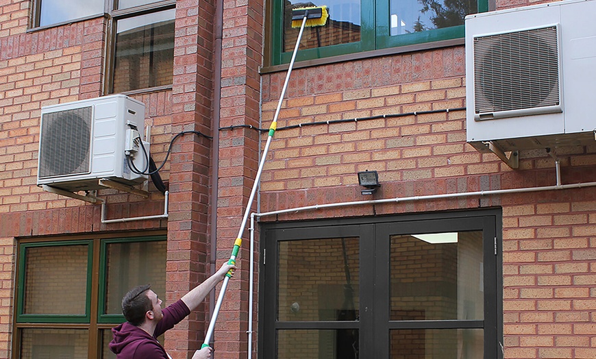 Image 3: 10ft Water-Fed Telescopic Window Cleaning Pole