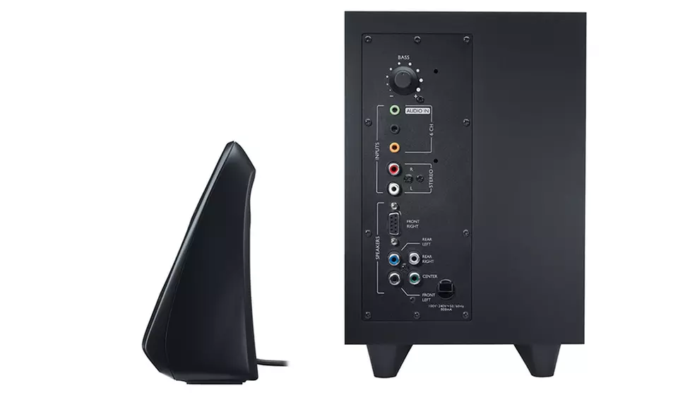 Logitech Z506 5.1-Channel Surround Sound Speaker System with 5 Speakers and Subwoofer (Manufacturer Refurbished) - Second Medium