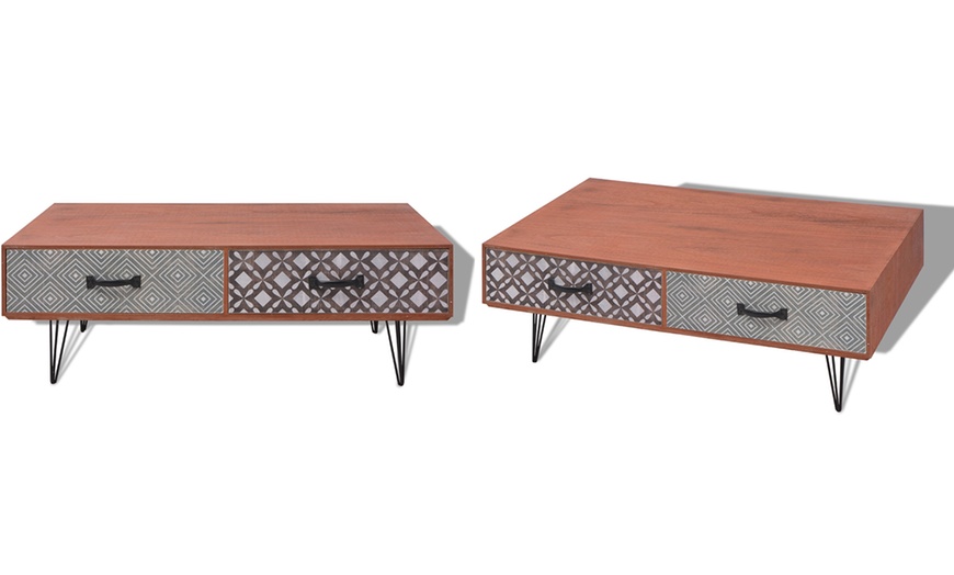 Image 12: Retro-Style Console Table