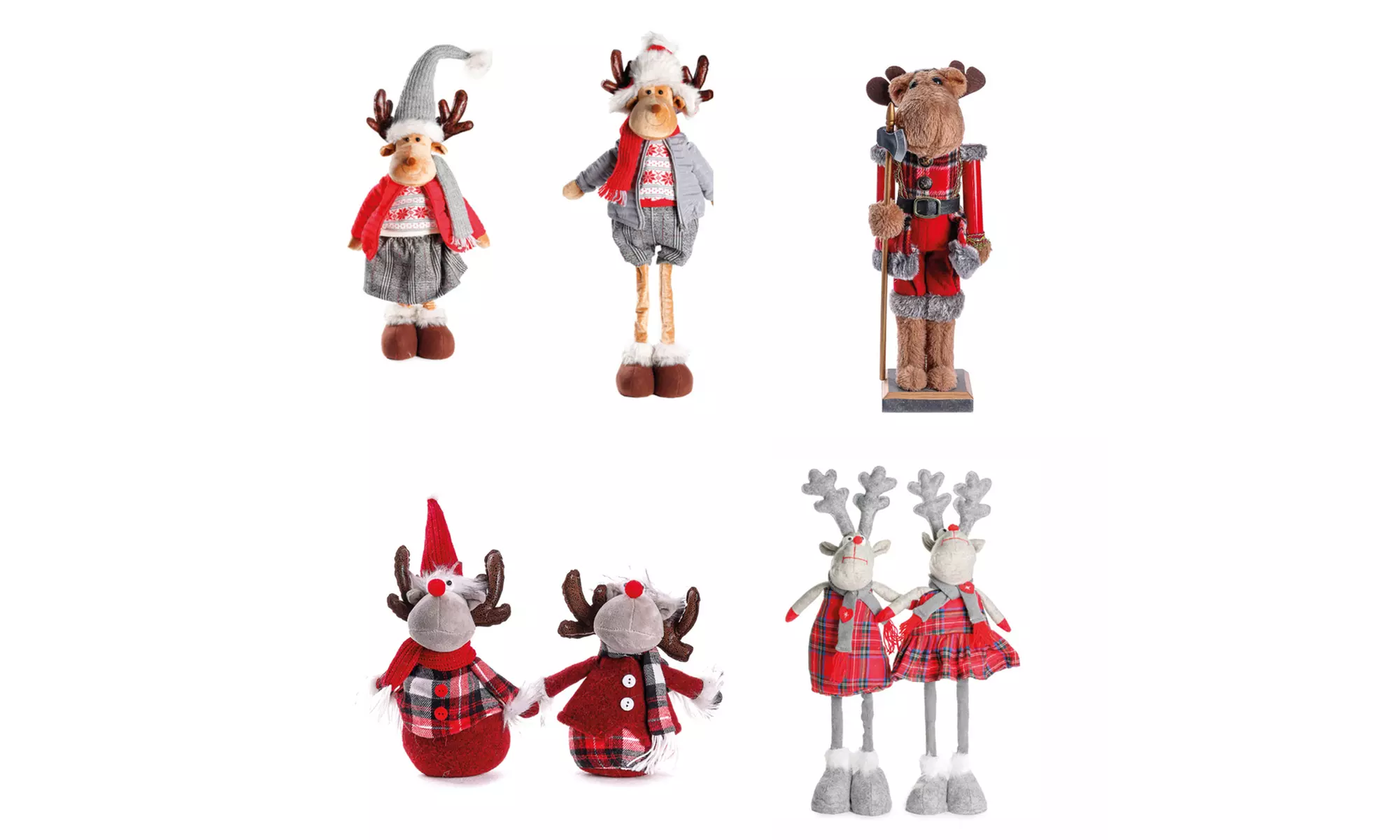 Renne, Schiaccianoci, decorazioni, arredo, Natalizie, regalo