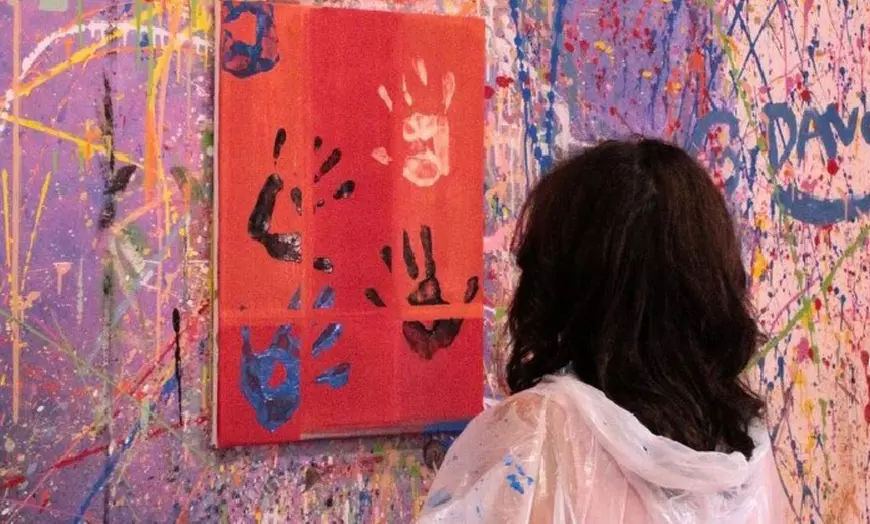 Image 6: Sesión de pintura Salpicarte para 1 o 2 personas, 1 hora de arte libre
