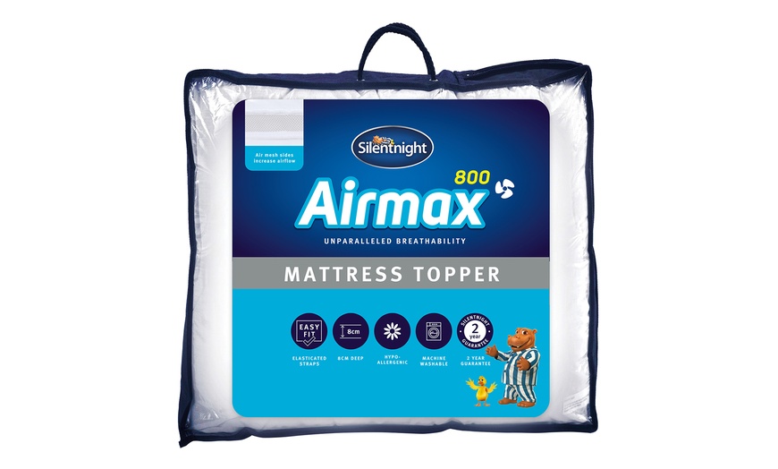 Image 9: Silentnight Airmax Mattress Topper