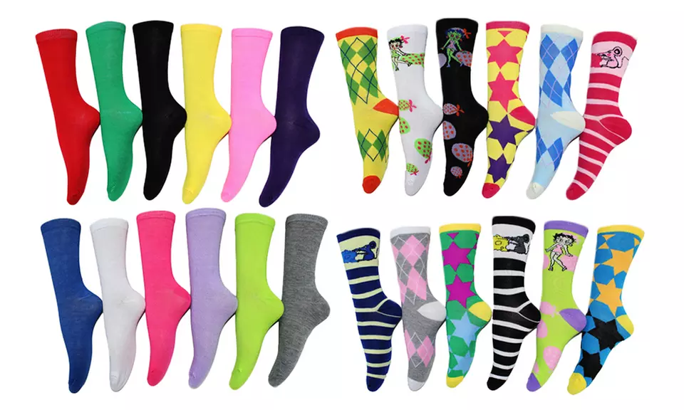 Frenchic Women's Crew Socks (12-Pack) - Primary Image