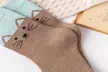 Up to 10 Pairs of Cat Print Socks with 35% Wool - Second Medium