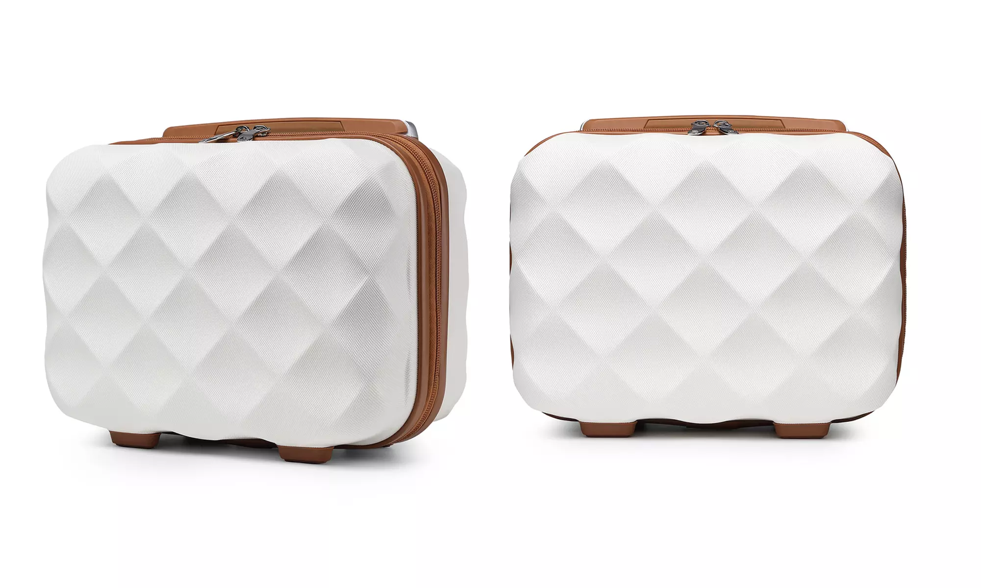Valise en ABS et polycarbonate avec design élégant en losange