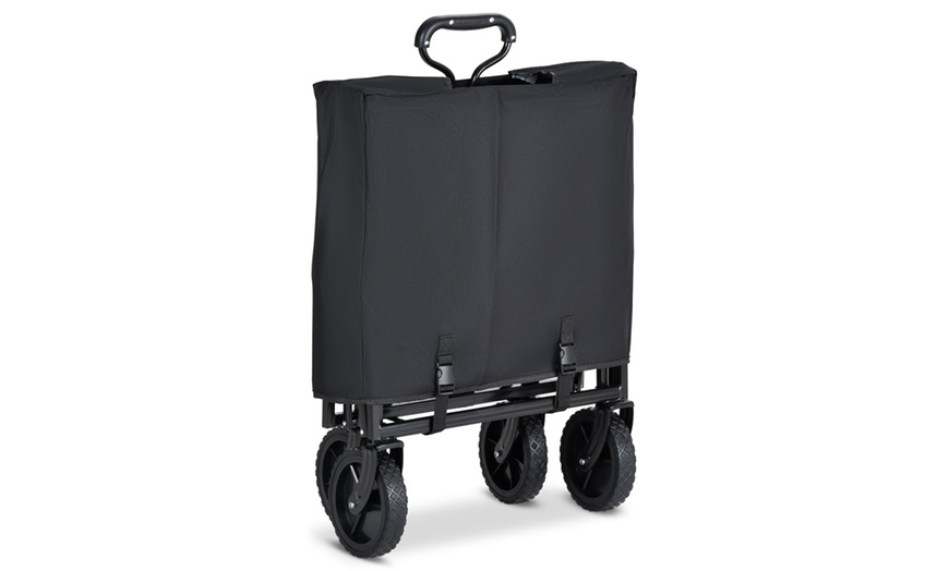 Image 11: Heavy-Duty Foldable Garden Trolley