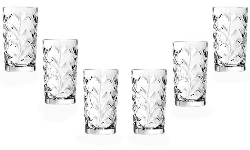 Image 1: RCR Crystal Laurus Tumbler Glass