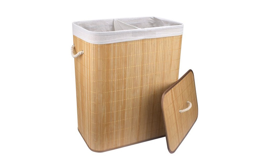 Image 5: Bamboo Laundry Basket