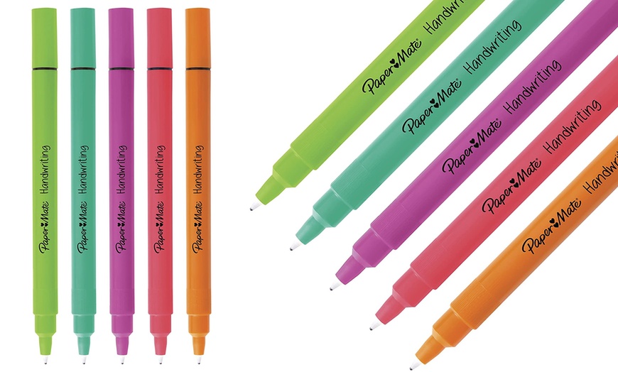 Image 2: Paper Mate Five Handwriting Pens