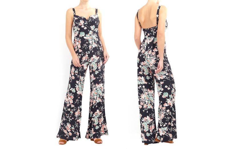 Image 2: Damen-Jumpsuit mit Blumen-Muster